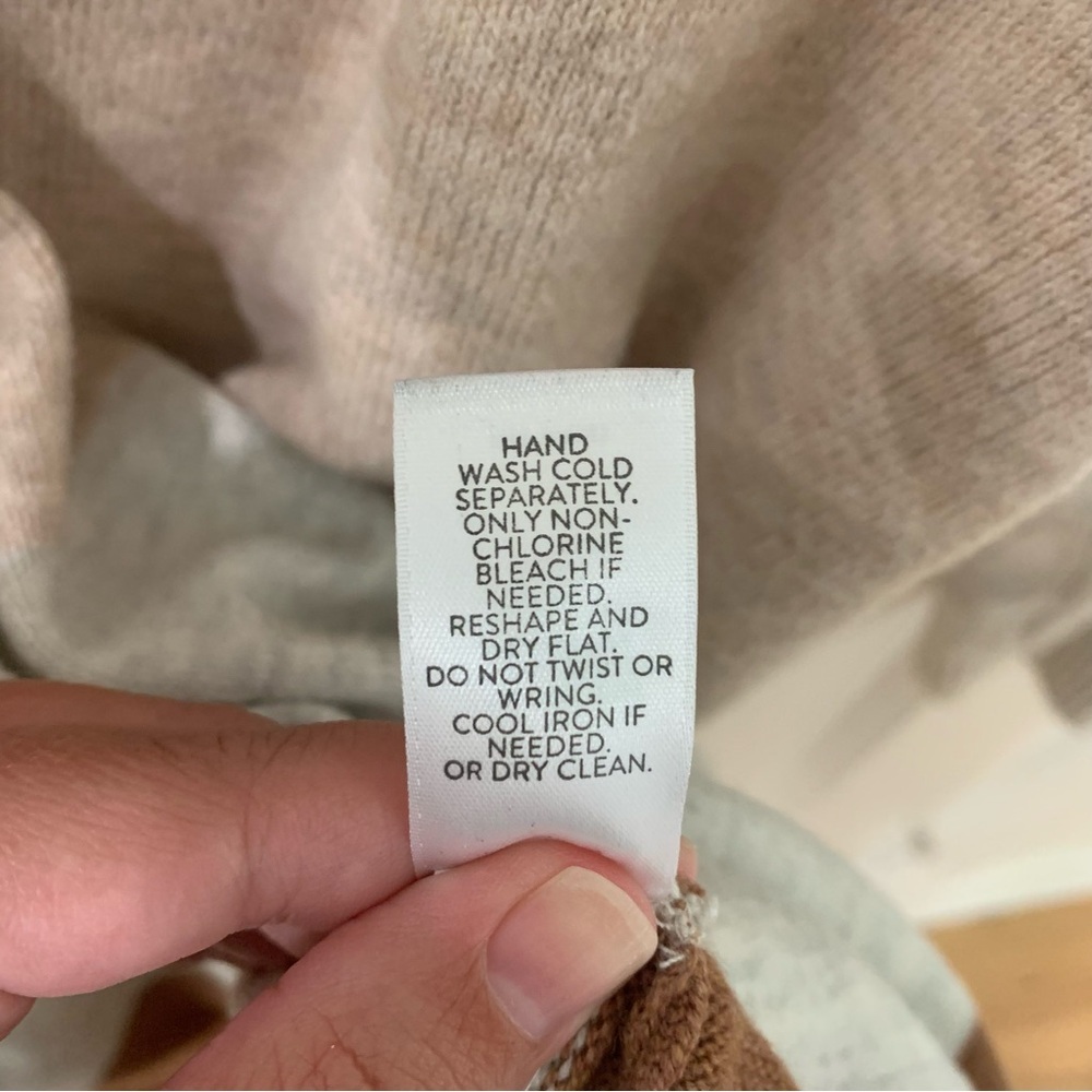 J. Jill Neutral Color Block Long Line Button Fron… - image 7